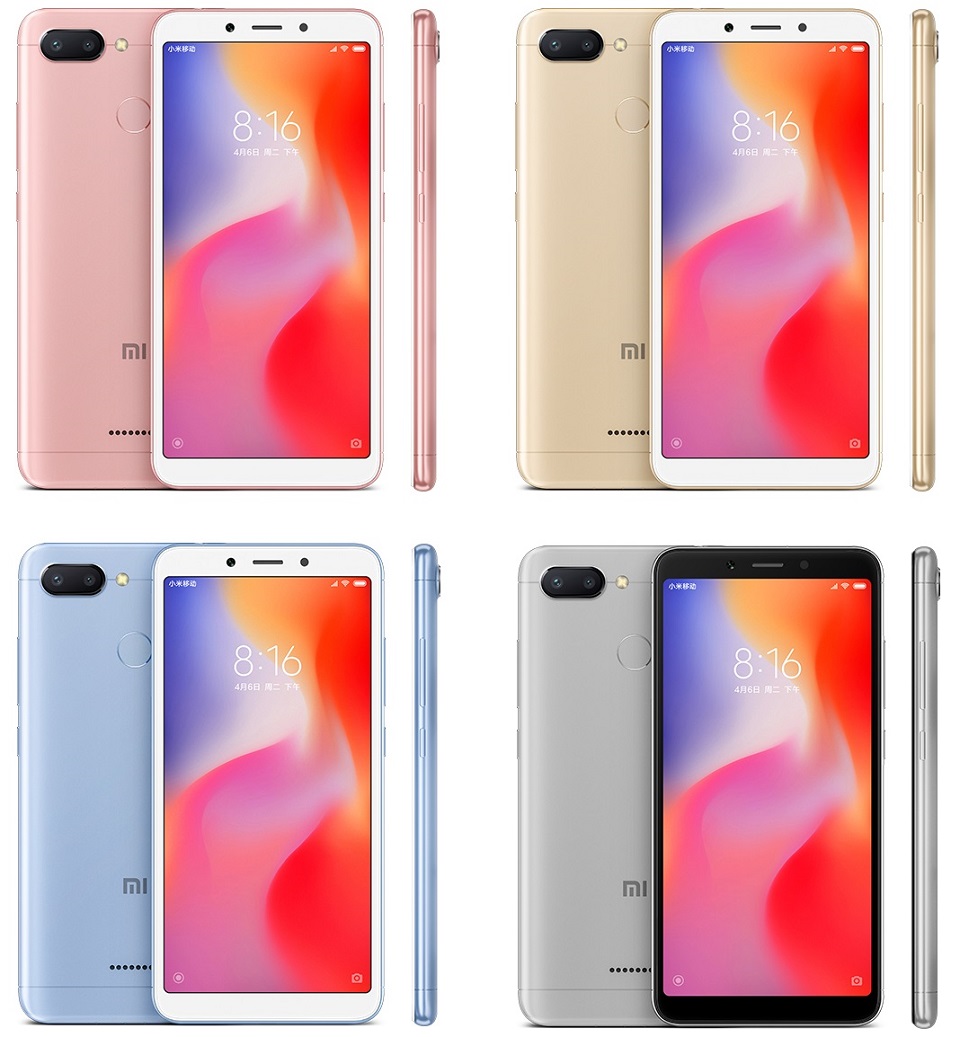 Смартфон Xiaomi Redmi 6 3/64GB Gold – Фото 2 – интернет магазин Comfy Смартфон Xiaomi Redmi 6 3/64GB Gold – Фото 2