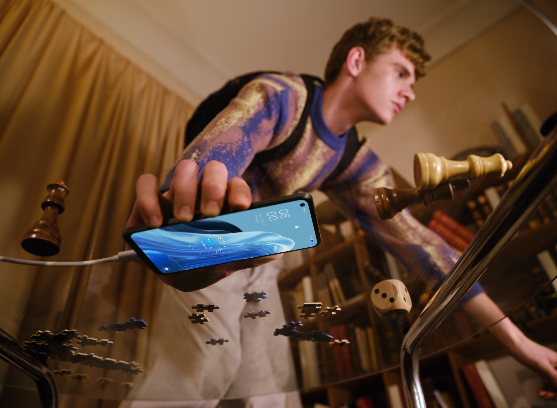 Смартфон OPPO Reno 7 8/128Gb Cosmic Black - 14 Фото Смартфон OPPO Reno 7 8/128Gb Cosmic Black - 14