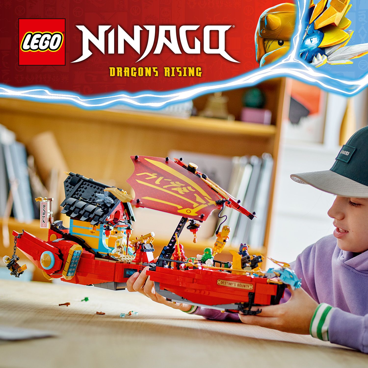 ブリキのおもちゃ２台 ᐉ Конструктор LEGO NINJAGO Дарунок долі – перегони з часом 71797