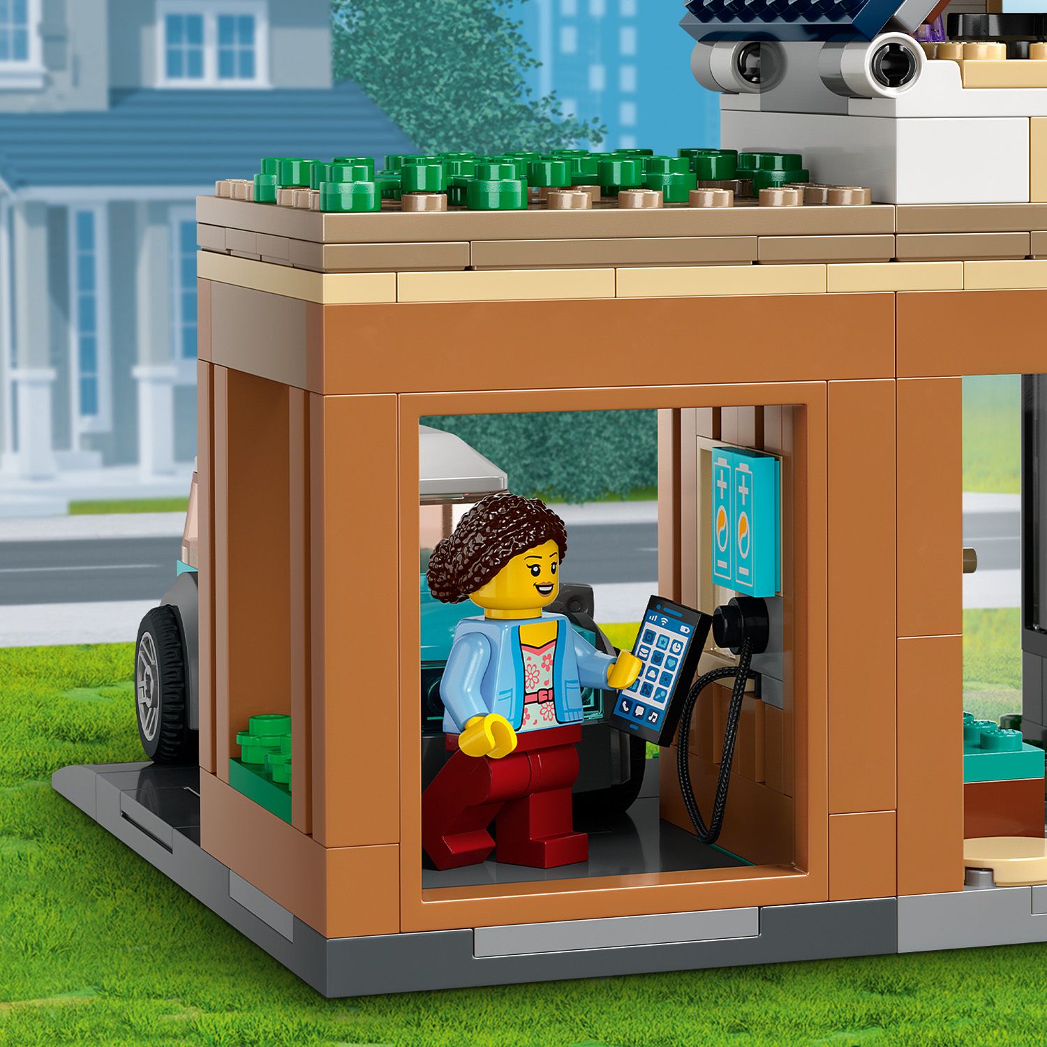 Конструктор LEGO City Сімейний будинок й електромобіль (60398