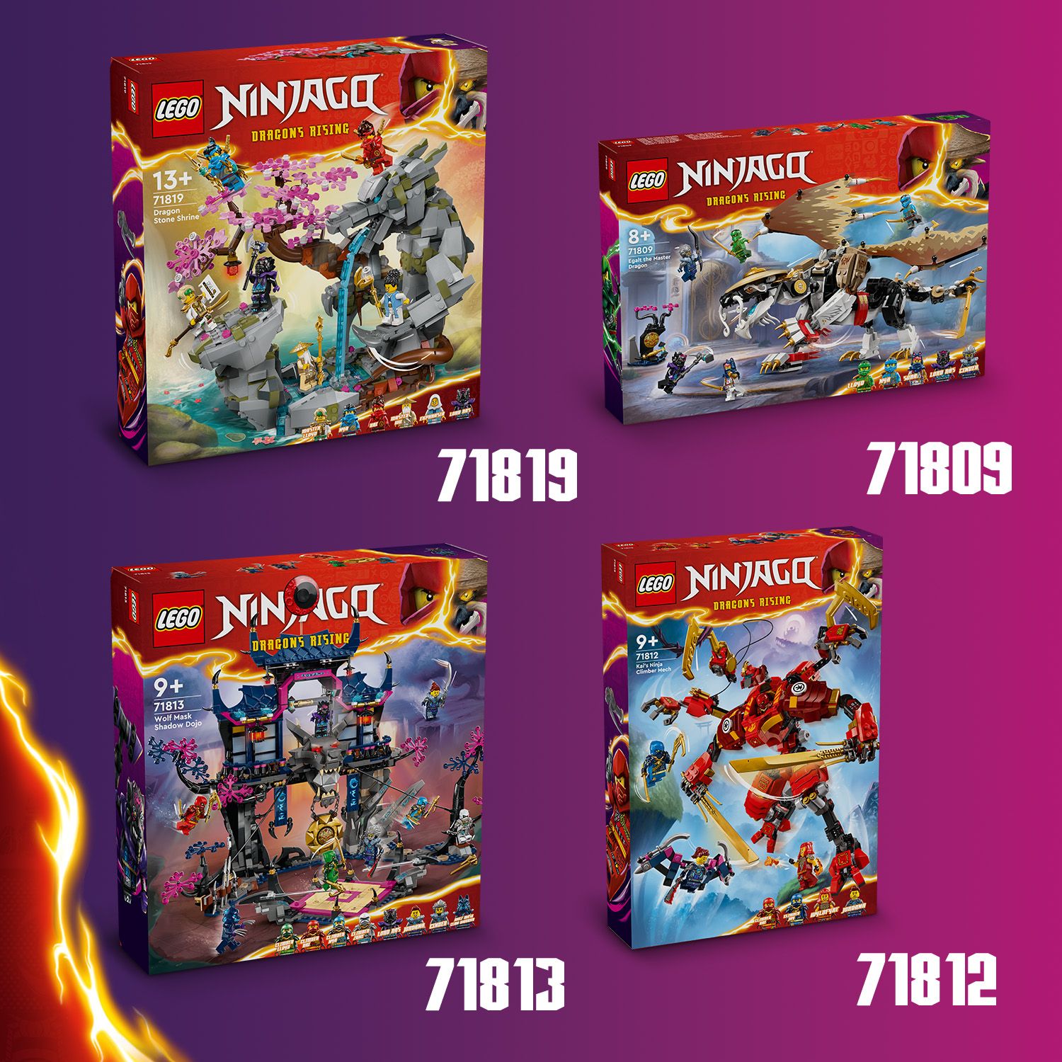 Конструктор LEGO NINJAGO Храм каменю дракона (71819) купити - ціна