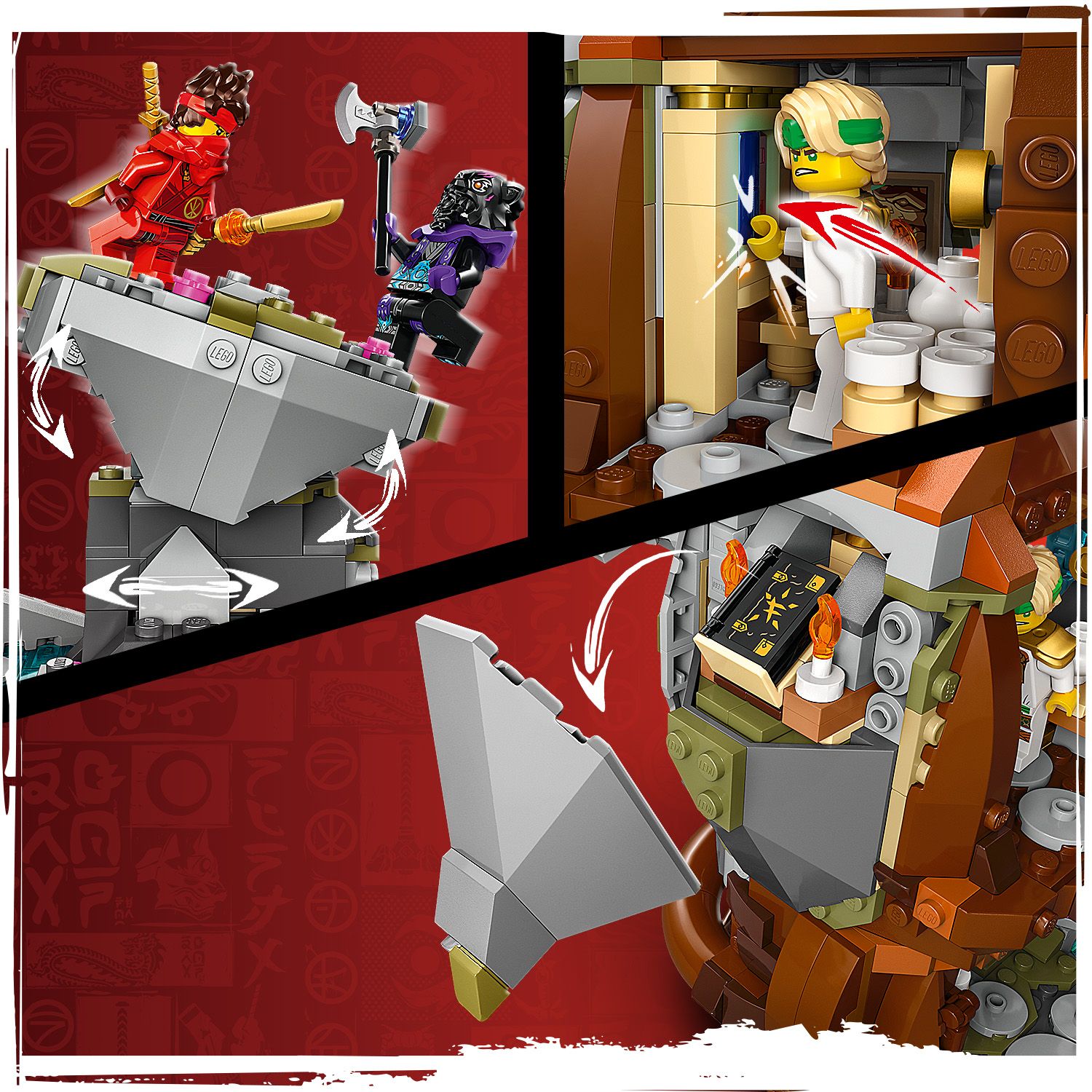Конструктор LEGO NINJAGO Храм каменю дракона (71819) купити - ціна