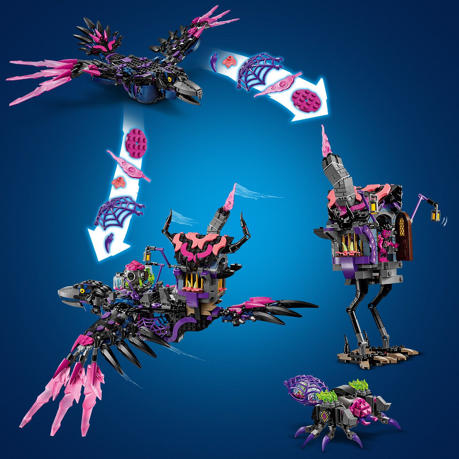 Конструктор LEGO DREAMZZZ™ Опівнічний ворон Невідьми (71478
