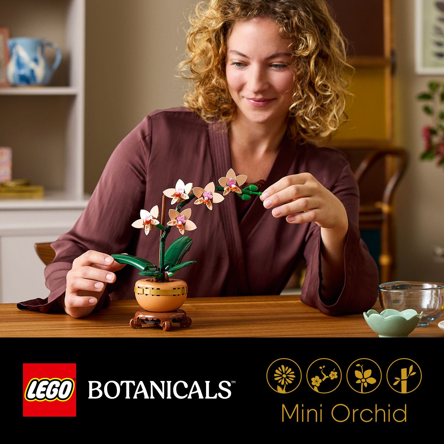 Квітковий декор для дому LEGO®