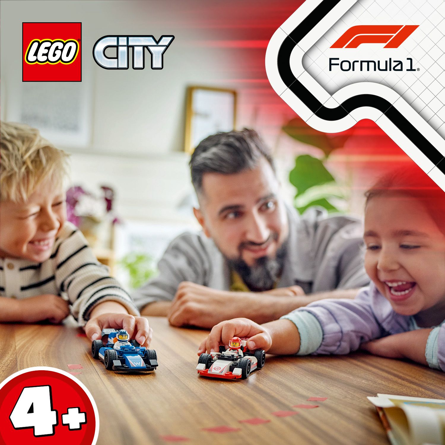 Набір автомобілів для перегонів LEGO® City F1®