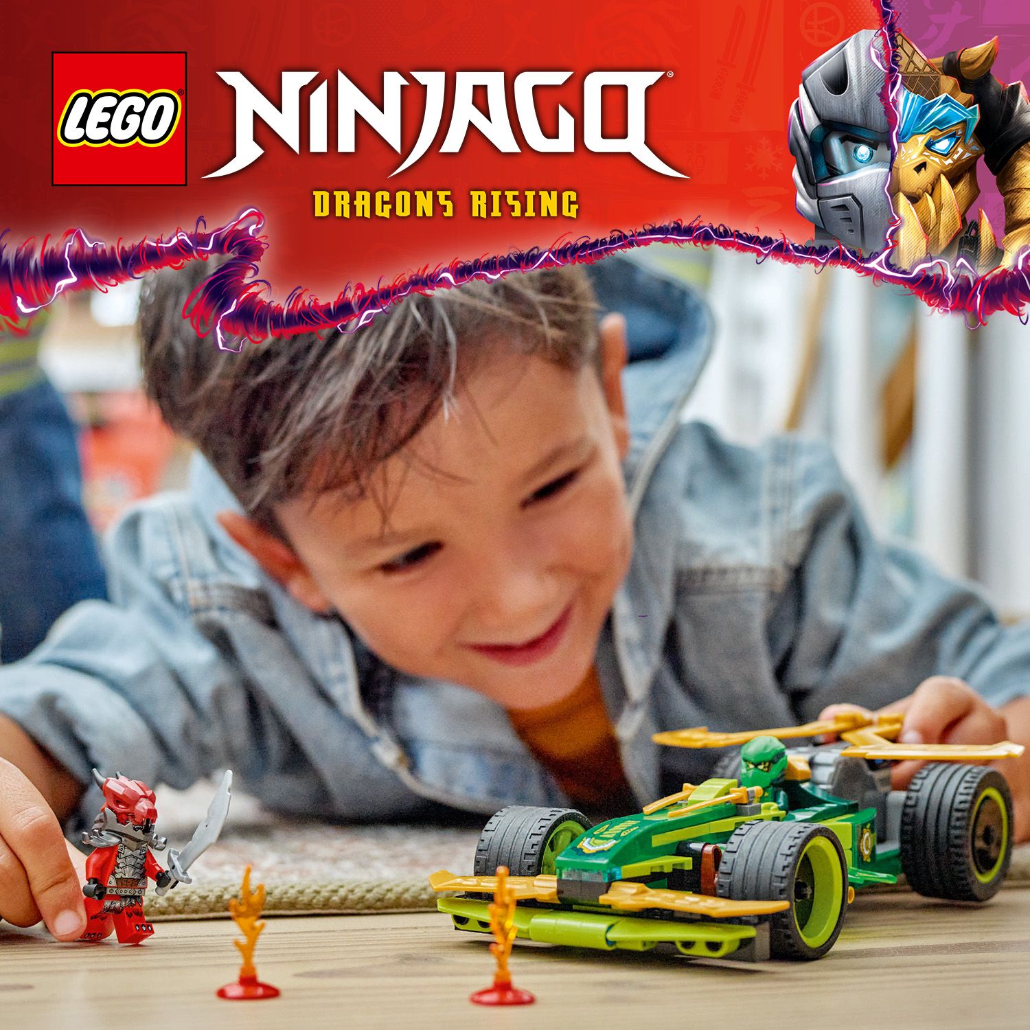 LEGO® NINJAGO® Автомобіль для перегонів Ллойда з інерційним двигуном