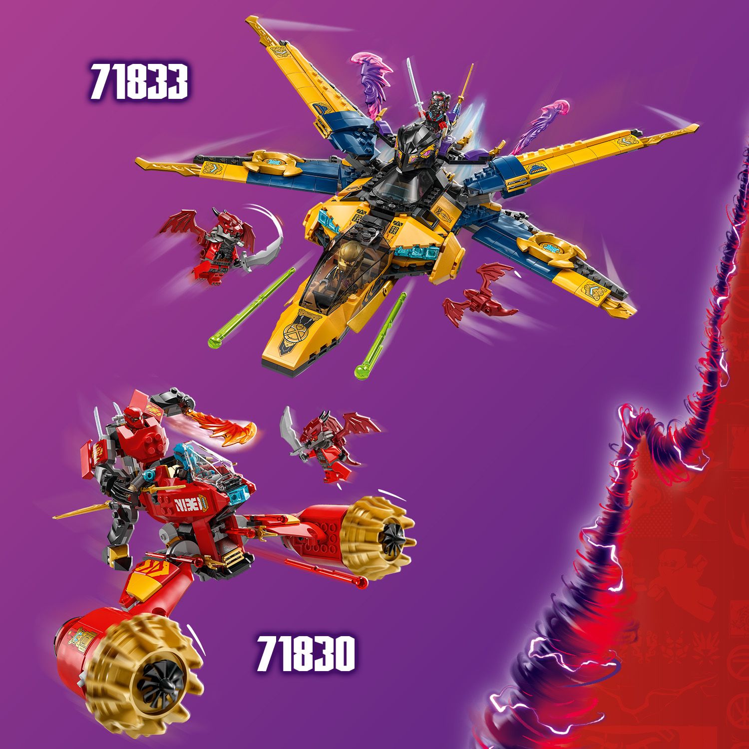 Більше наборів LEGO® NINJAGO® для колекціонування
