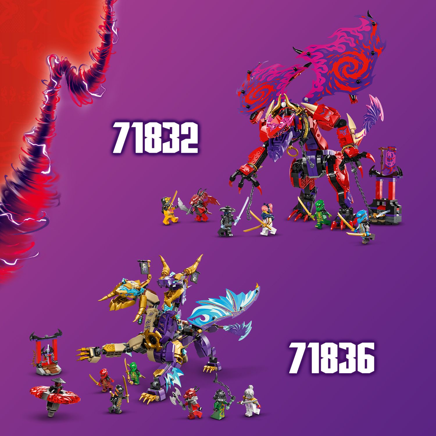 Конструктор LEGO Ninjago Громовержець Дракон Хаосу (71832) купити