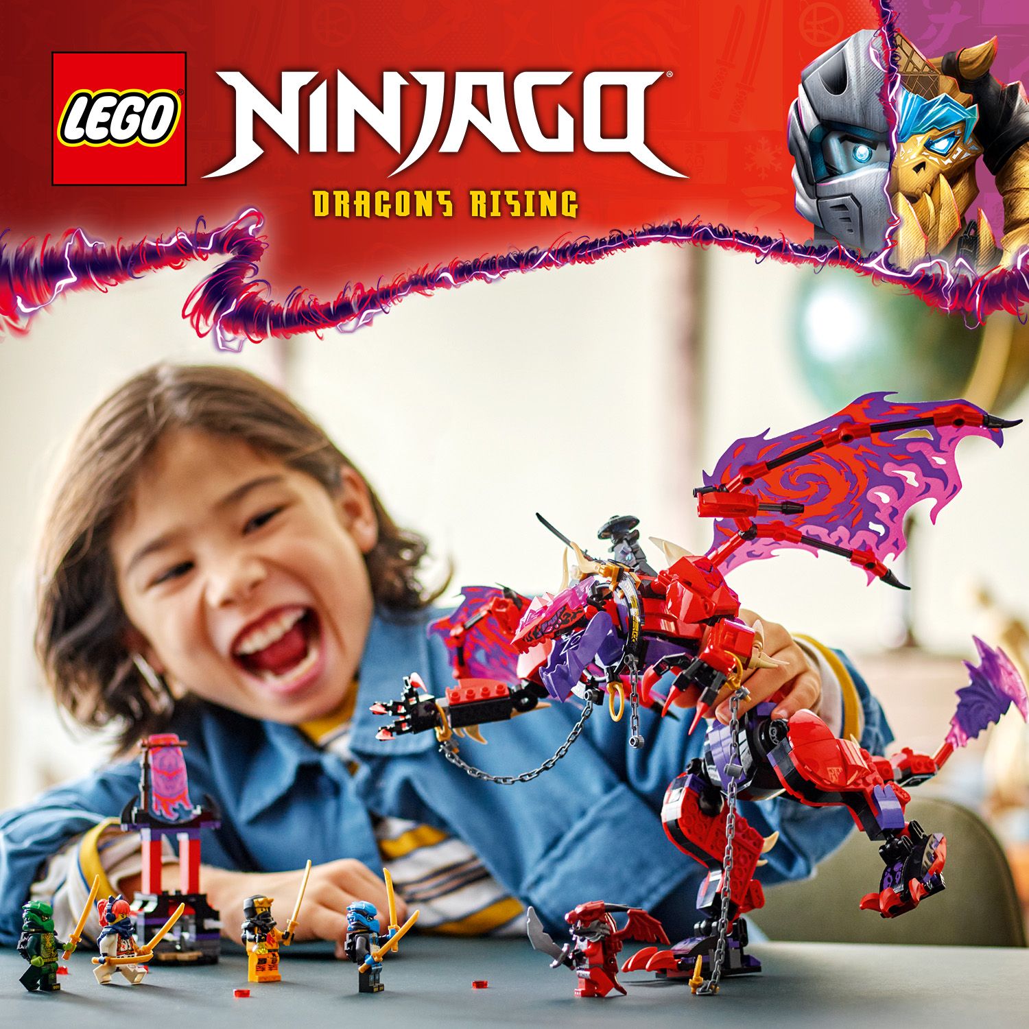 Максимально рухомий дракон LEGO® NINJAGO®