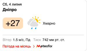 Погода Дніпро